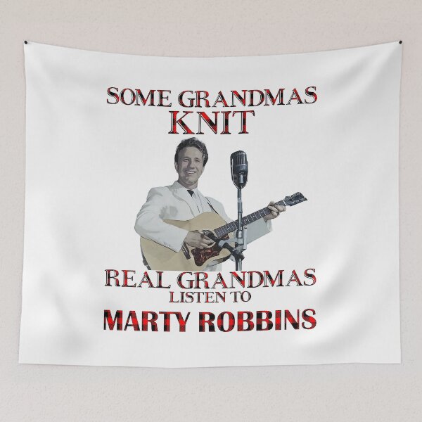 Item preview, Some Grandmas Knit Real Grandmas Listen to Marty Robbins designed and sold by ImogenLee.