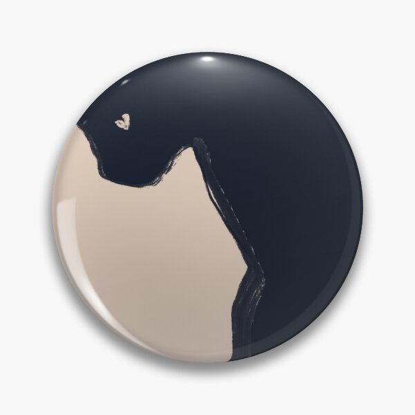 Artikelvorschau, Minimale abstrakte Kunst schwarze Katze entworfen und verkauft von ThingDesign.