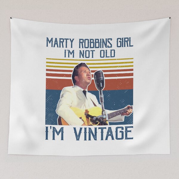 Item preview, Retro Marty Robbins Girl I'm Not Old I'm Vintage designed and sold by ImogenLee.