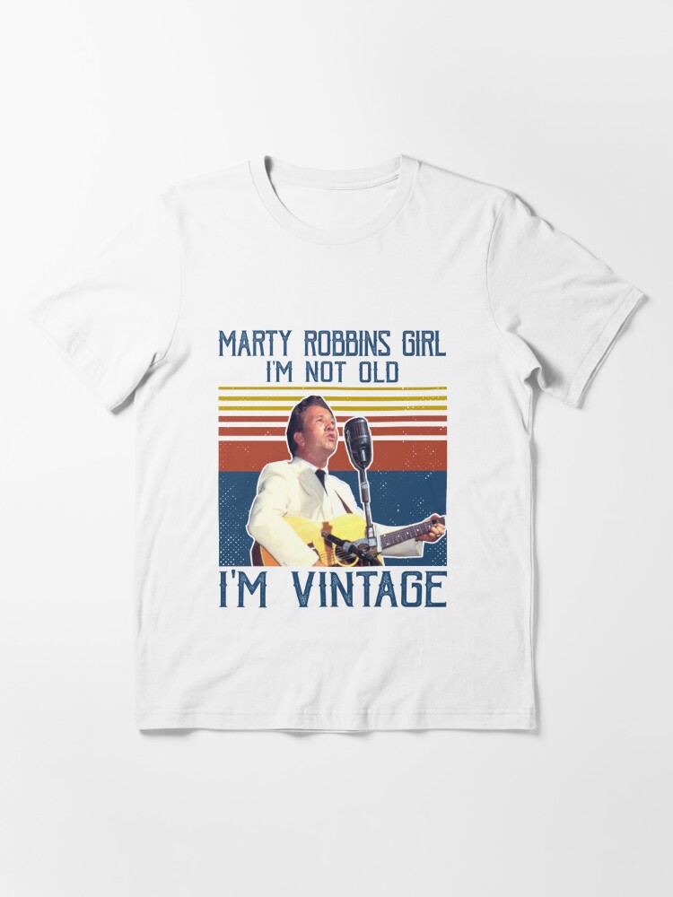 vintage marty robbins design raglan tee-