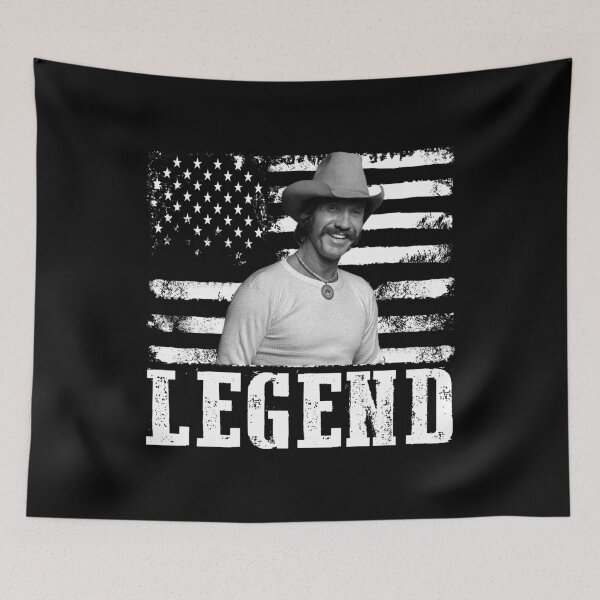 Item preview, Distressed American Flag Name Music Marty Robbins Legend designed and sold by ImogenLee.