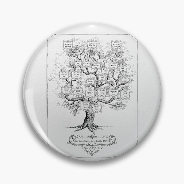 Item preview, Family tree of the Martin family, from the book Shadow Kingdom designed and sold by isabelle cornu.