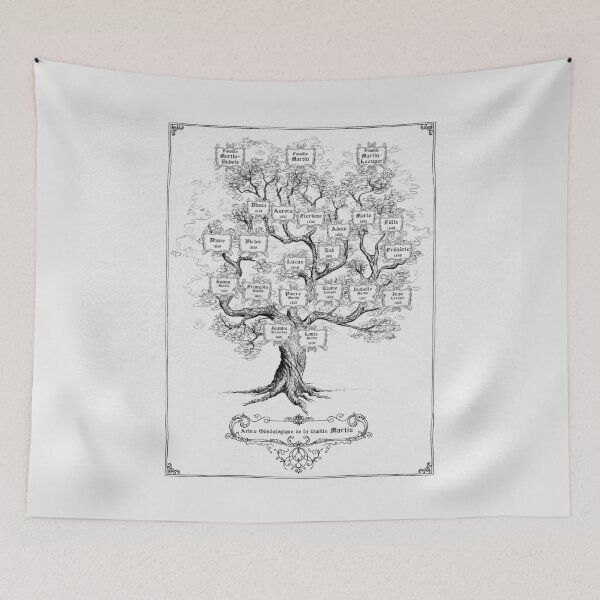 Item preview, Family tree of the Martin family, from the book Shadow Kingdom designed and sold by isabelle cornu.