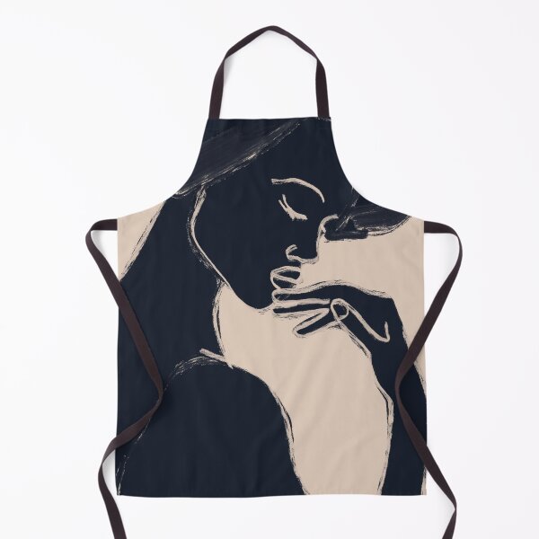Item preview, Minimal Abstract Art Woman Portrait designed and sold by ThingDesign.