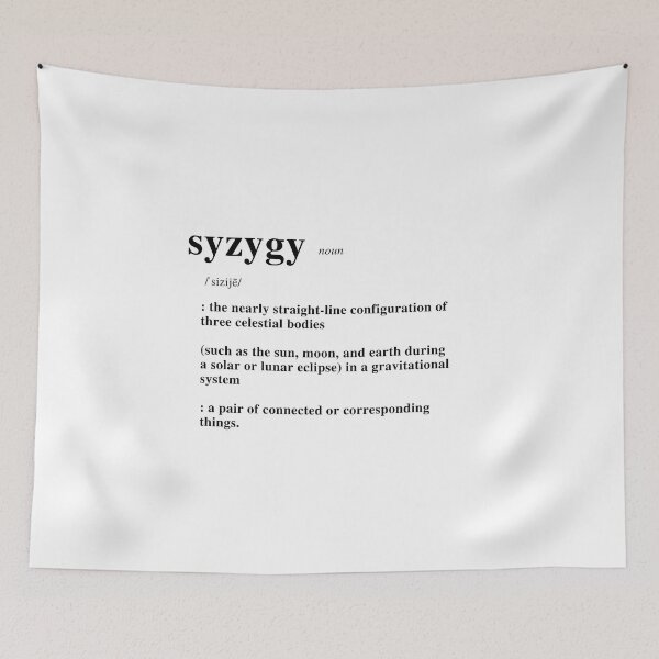 Item preview, Typography | Syzygy designed and sold by NICKYB0Y.