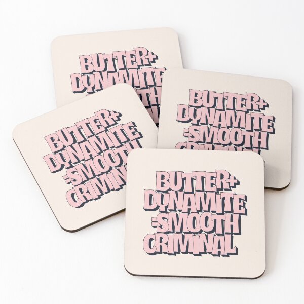 Item preview, Copy of Butter, Dynamite, Smooth Criminal - BTS designed and sold by EllinorPrints.