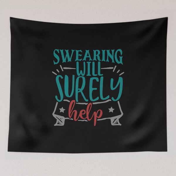 Item preview, Swearing Will Surely Help designed and sold by Gevover.