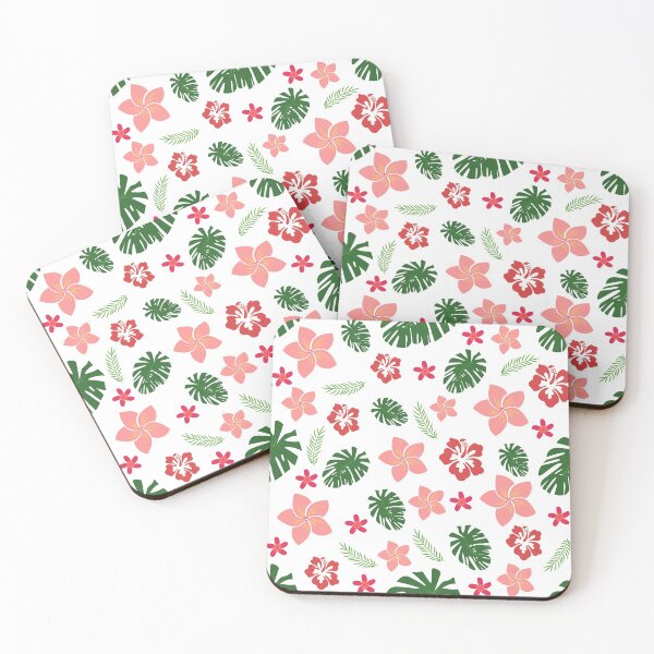 Item preview, Tropical Leaves and Flowers Pattern Design designed and sold by Trisha Banlasan.