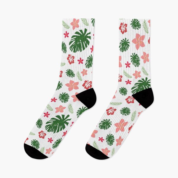 Item preview, Tropical Leaves and Flowers Pattern Design designed and sold by Trisha Banlasan.