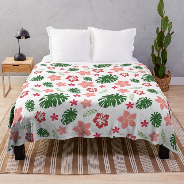 Item preview, Tropical Leaves and Flowers Pattern Design designed and sold by Trisha Banlasan.