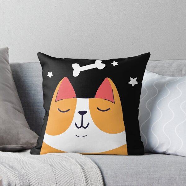 Item preview, Dog and Bone - Dreamy Night Illustration designed and sold by AdamoStore.