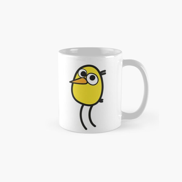 Fun Bird, the yellow one \ by Suzies Sparrow Classic Mug