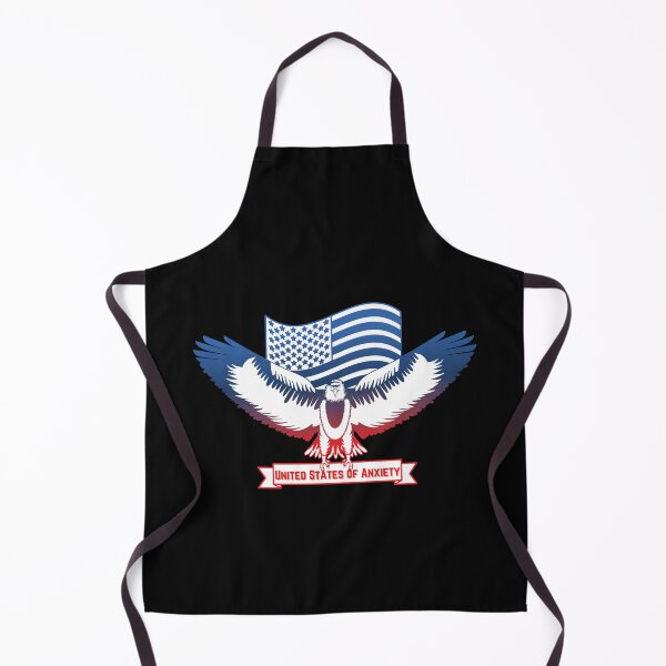 Item preview, United States of Anxiety with Flag and Eagle designed and sold by CaitU.