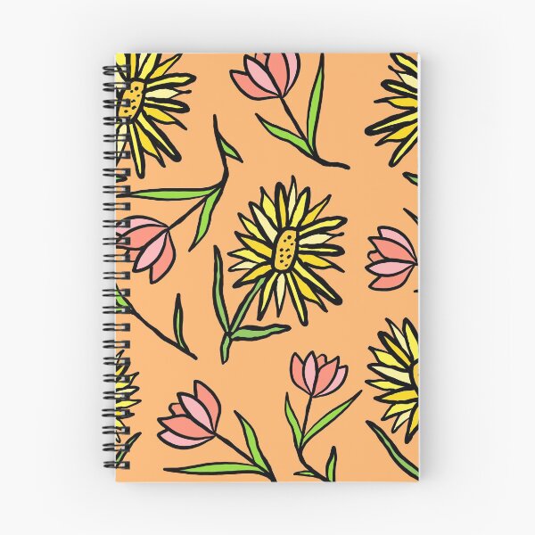 Item preview, Tulips and Sunflowers in orange illustration designed and sold by valdegilde.