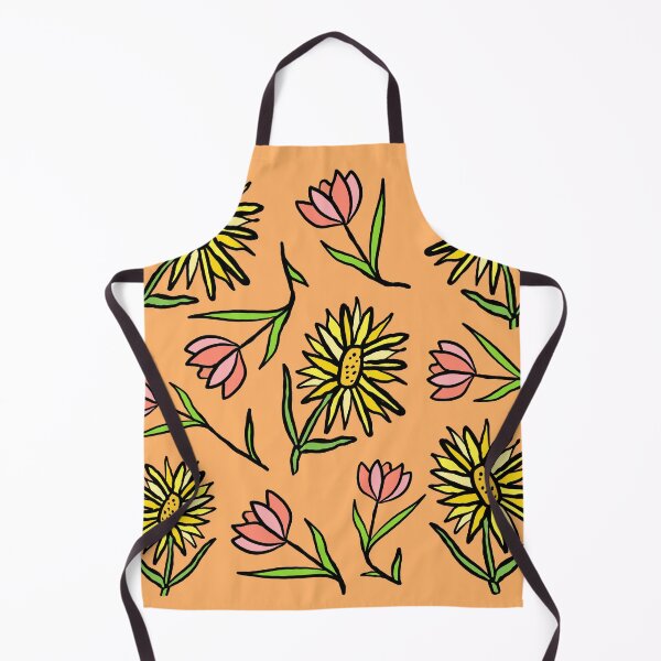 Artikelvorschau, Tulpen und Sonnenblumen in der orange Illustration entworfen und verkauft von valdegilde.