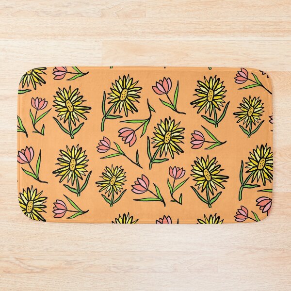Item preview, Tulips and Sunflowers in orange illustration designed and sold by valdegilde.