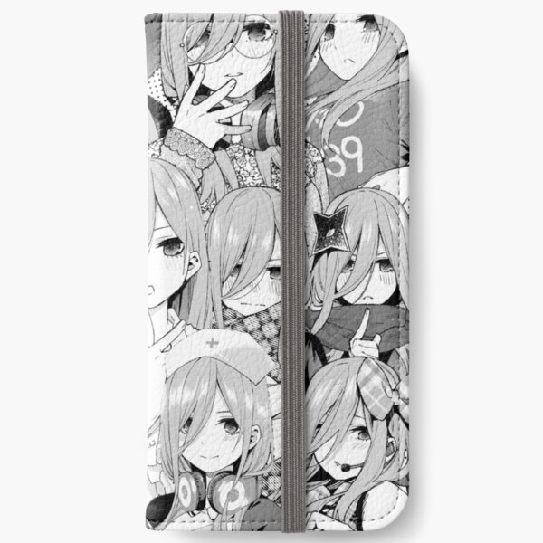 Fundas Tarjetero Para Iphone Miku Nakano Collage 02 De Littlekawaiico Redbubble