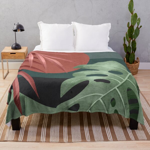 Item preview, Arte abstracto hojas tropicales 18 designed and sold by ThingDesign.