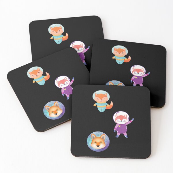 Item preview, Space foxes designed and sold by PeaceyArt.