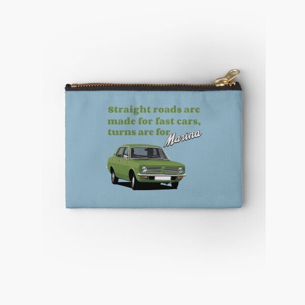 Item preview, Straight roads are made for fast cars, turns are for Morris Marina - green designed and sold by knappidesign.