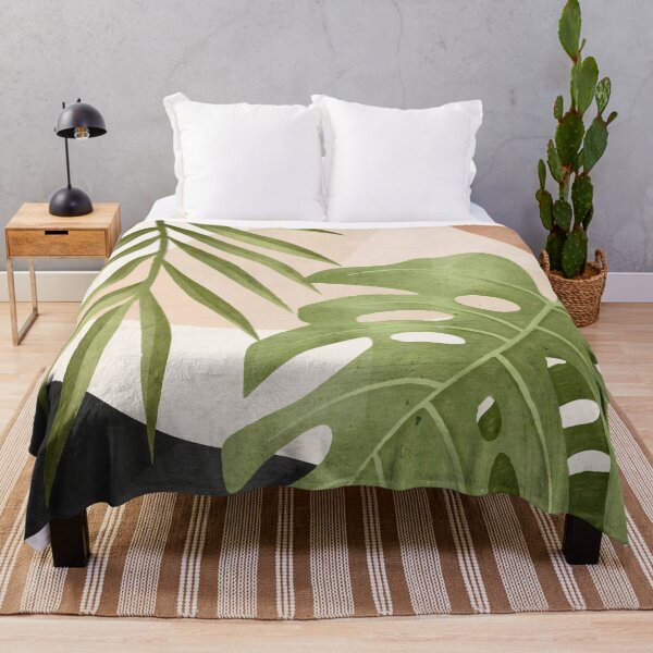 Item preview, Arte abstracto hojas tropicales 21 designed and sold by ThingDesign.