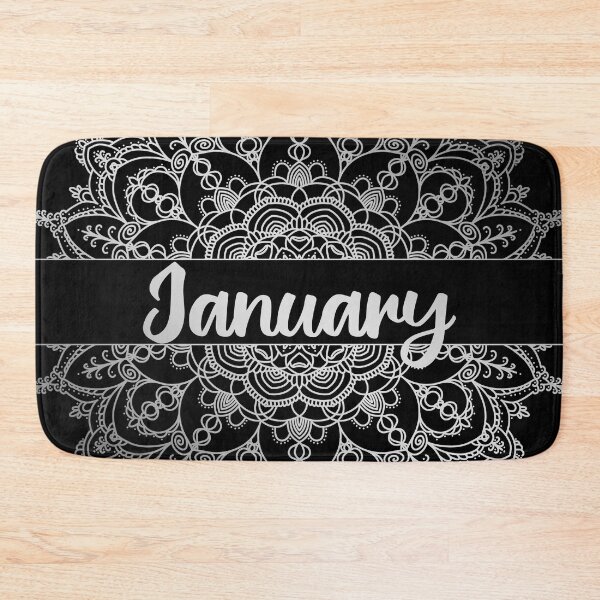 Item preview, January month for bullet journal in silver designed and sold by felinefeelings.