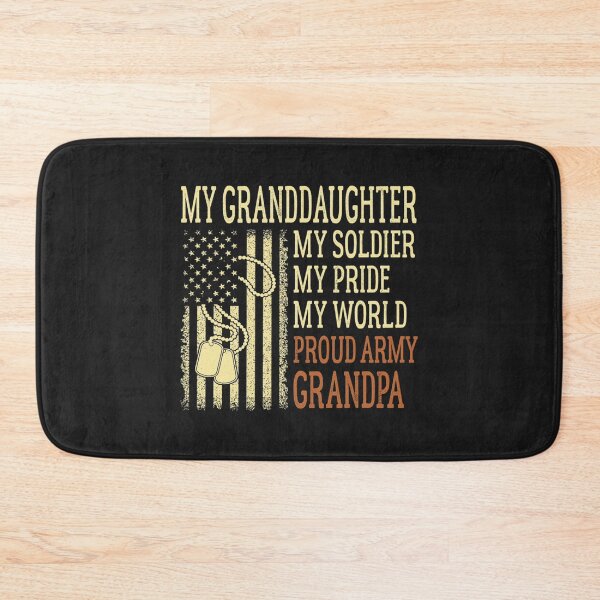 Item preview, My Granddaughter My Soldier Proud Army Grandpa US Military Sweatshirt81 designed and sold by ayeshacl.