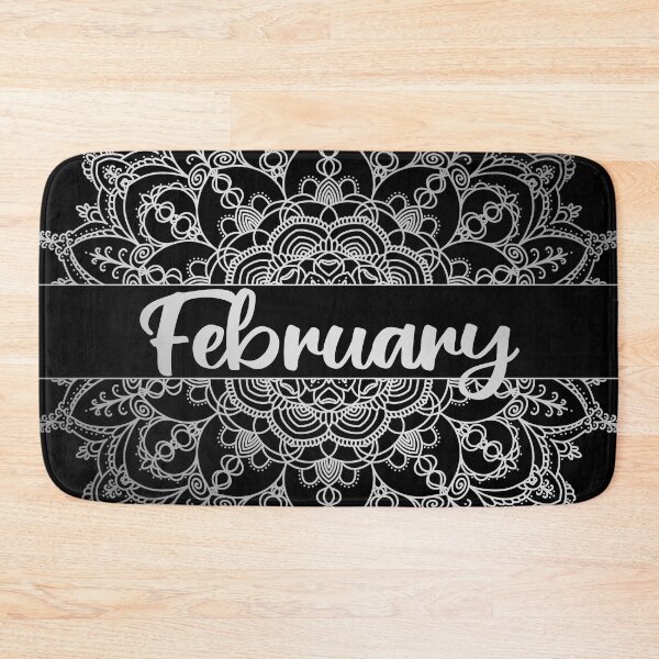 Item preview, February month for bullet journal in silver designed and sold by felinefeelings.