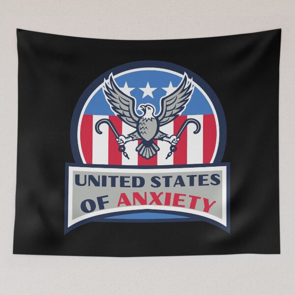 Item preview, United States of Anxiety Symbol designed and sold by CaitU.