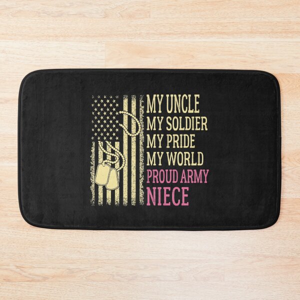 Item preview, My Uncle My Soldier Hero Proud Army Niece Pride Military Sweatshirt85 designed and sold by ayeshacl.