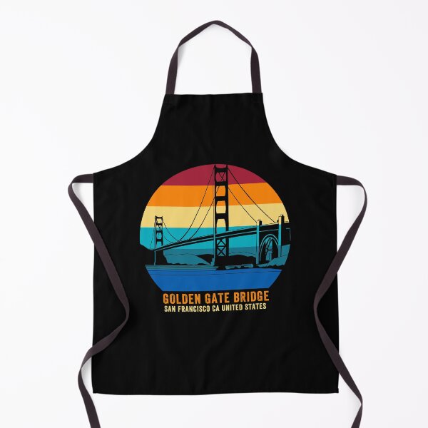 Item preview, Golden Gate Bridge, San Francisco, CA, United States retro sunset designed and sold by Happy-PrintZ.