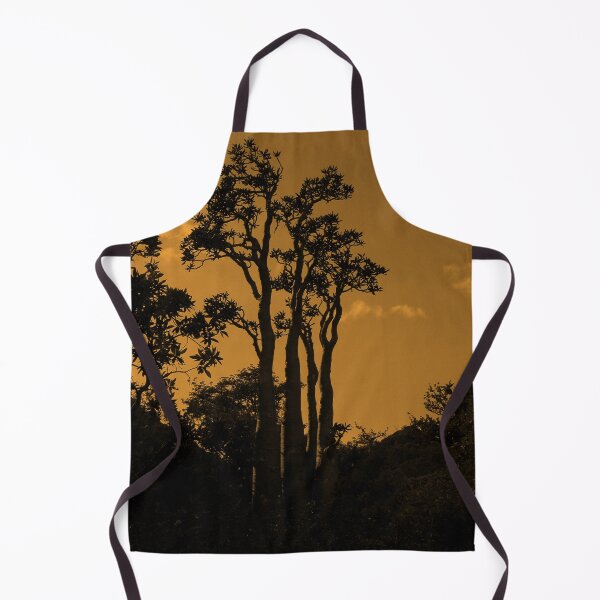 Item preview, Exotic Tropical Trees Silhouette, Socotra Island Sepia designed and sold by worldways.