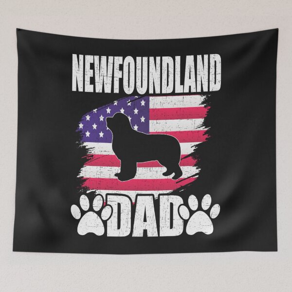 Item preview, Newfoundland Dad Dog Lover American US Flag Sweatshirt94 designed and sold by ayeshacl.