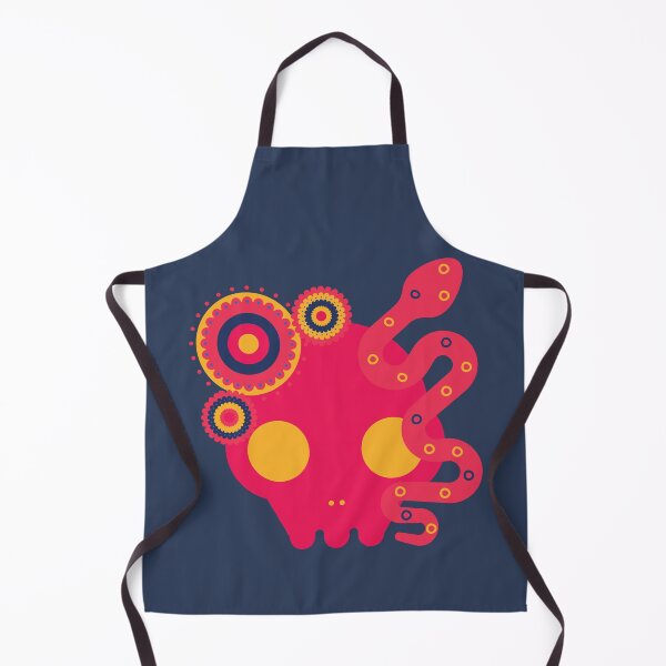 Item preview, Vivid Skull and Snake - in Deep Ocean Blue designed and sold by GUDIJA.