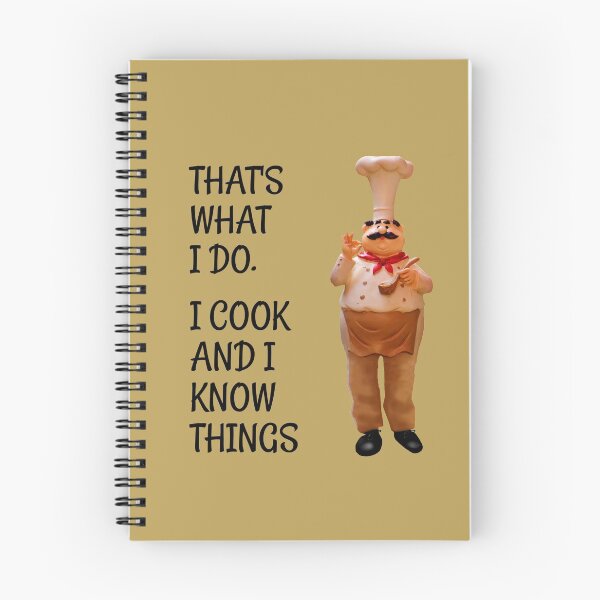 Item preview, THAT'S WHAT I DO I COOK AND I KNOW THINGS - Funny Chef Dad designed and sold by Danicus666.