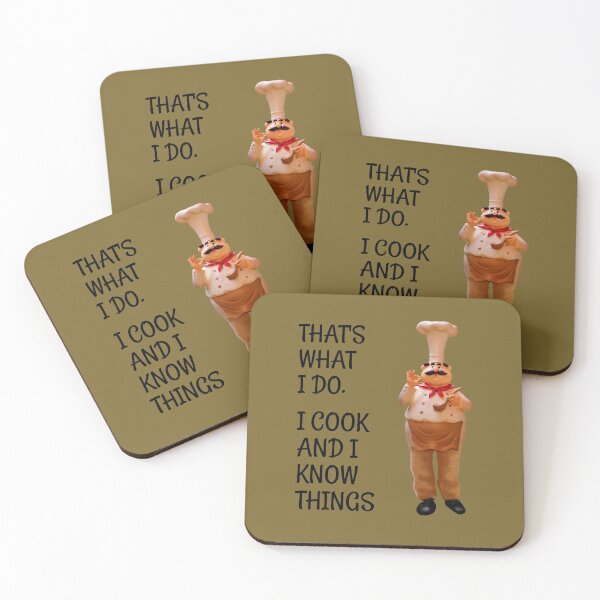 Item preview, THAT'S WHAT I DO I COOK AND I KNOW THINGS - Funny Chef Dad designed and sold by Danicus666.