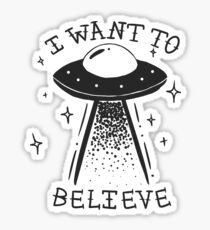 I want to believe Sticker