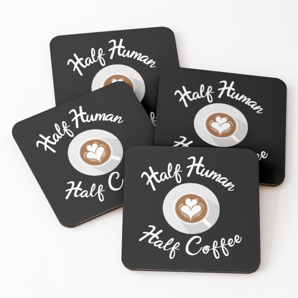Item preview, Half Human Half Coffee designed and sold by AmazingViews.