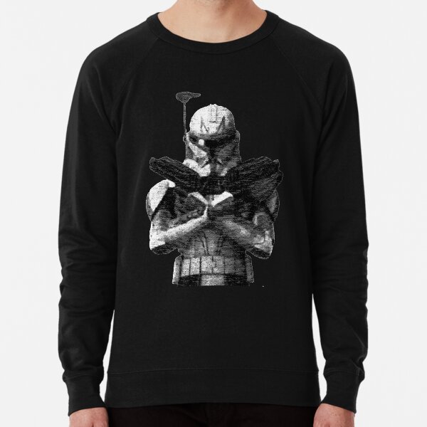 CAPTAIN REX - BLACK AND WHITE Lightweight Sweatshirt