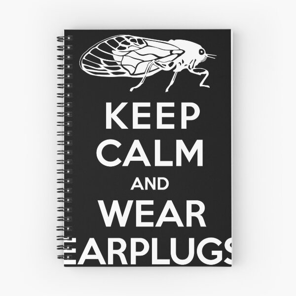 Item preview, Cicadas - Keep Calm and Wear Earplugs designed and sold by AntiqueImages.