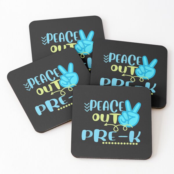 Item preview, Peace Out PreK Funny End Of School Year Teacher Student TShirt58 designed and sold by ayeshacl.