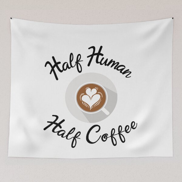 Item preview, Half Human Half Coffee designed and sold by AmazingViews.
