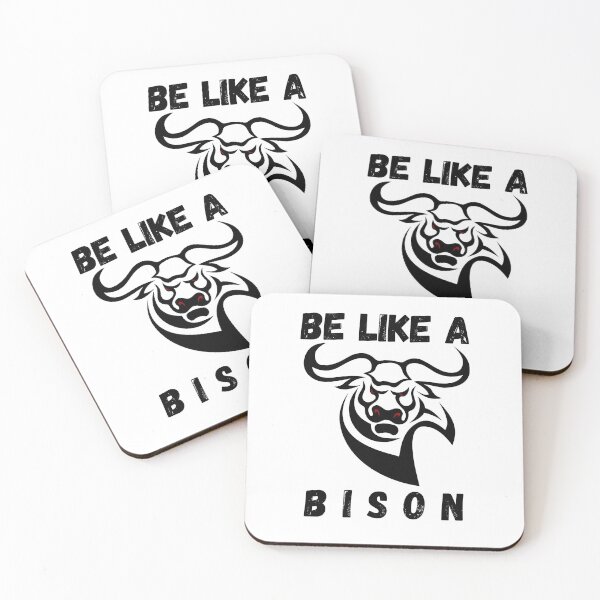 Item preview, Be Like a Bison Strong Cool Design Tee designed and sold by LJ4EVER.