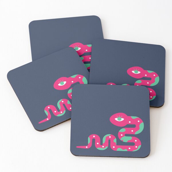 Item preview, Vivid Snake in deep Ocean Blue - Navy designed and sold by GUDIJA.