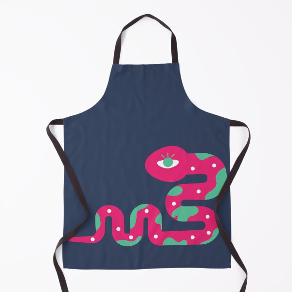 Item preview, Vivid Snake in deep Ocean Blue - Navy designed and sold by GUDIJA.