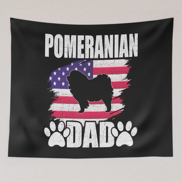 Item preview, Pomeranian Dad Dog Lover American US Flag Sweatshirt93 designed and sold by ayeshacl.