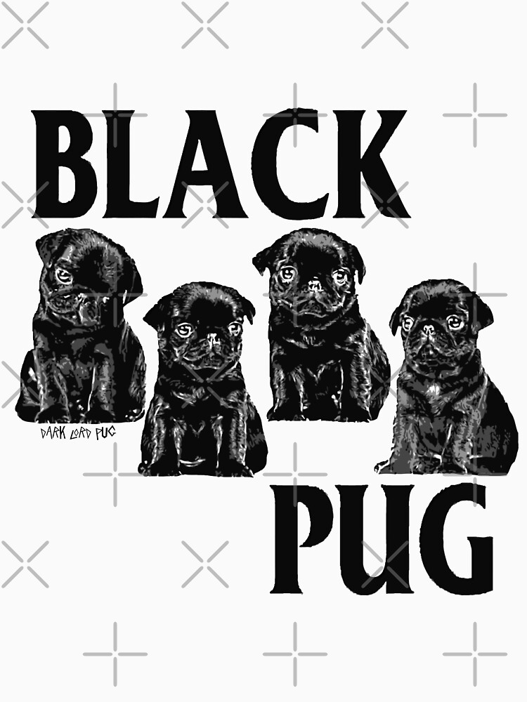 black pug by darklordpug