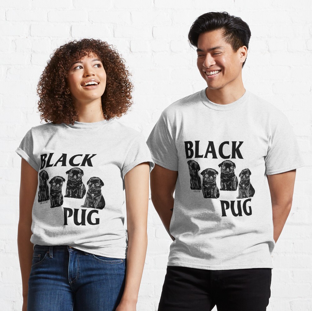 black pug Classic T-Shirt