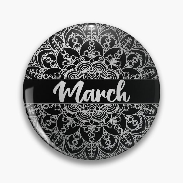 Item preview, March month for bullet journal in silver designed and sold by felinefeelings.