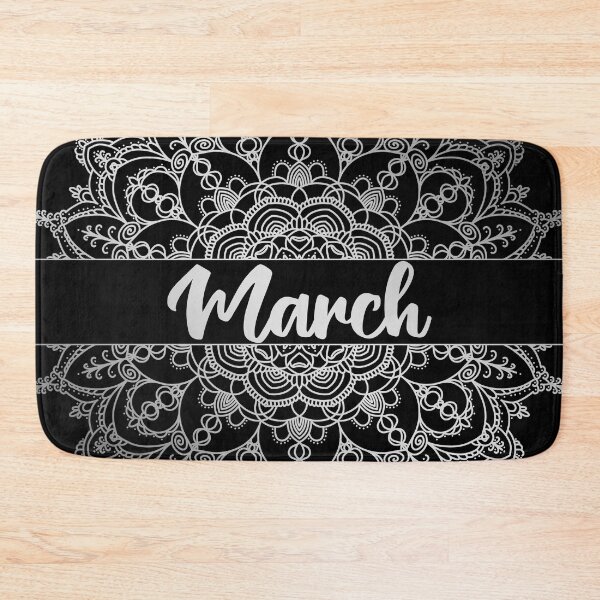 Item preview, March month for bullet journal in silver designed and sold by felinefeelings.